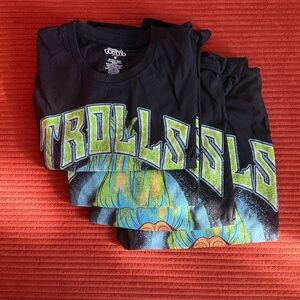 Trolls doll Graphic T-Shirt lot of 4